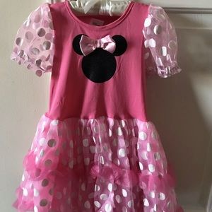 Toddler Deluxe Pink Minnie Mouse Tutu Costume.